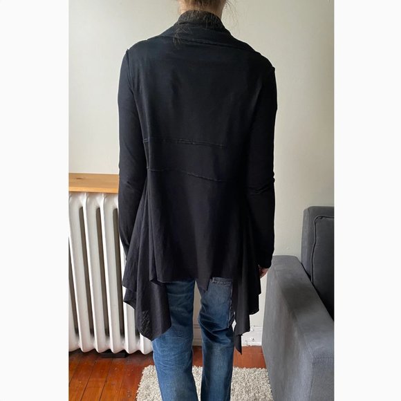 Rundholz Black Label Draped Cardigan, size Small. - Picture 5 of 5